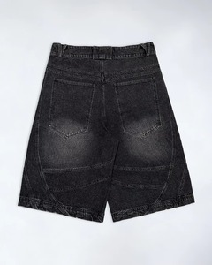 Shorts en jean respirants brodés pour garçons, en coton premium, confortables, décontractés, mode estivale, fabrication au Bangladesh - Product Image 2