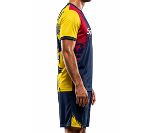 Customs Quick Dry Retro Soccer Jersey High Quality Short Sleeve <b>Vintage</b> Sportswear 100% Polyester Anti-shrink Manufactured - Product Image 6