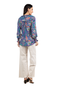 Robe Kurti en coton ethnique indien disponible en plusieurs couleurs pour femmes, hauts à porter tous les jours, hauts minimalistes pour femmes, prix de gros - Product Image 2