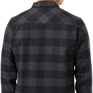 Chemise en flanelle pour homme, classique, à carreaux, boutonnée, manches longues, satin brossé doux, décontractée, pour la randonnée en plein air, le travail, la mode, légère - Product Image 4