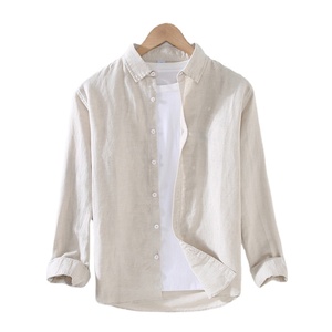 Camisa de Manga Larga con Botones para Hombre, Diseño Personalizado OEM, Estilo Casual para Primavera, Tejido Texturizado, Antiencogimiento y Antipilling - Product Image 6