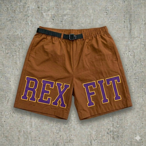 กางเกงขาสั้นออกกำลังกายลำลองสำหรับผู้ชาย REXFIT SPORTS ผ้าฝ้าย สตรีทแวร์ กางเกงฝึกซ้อม ผู้ผลิตตามสั่ง น้ำหนักเบา แห้งเร็ว - Product Image 4