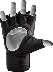 Guantes de MMA Sanda de Cuero Genuino con Logotipo Personalizado, Ajuste Delgado, Acolchado de Espuma Suave, Artesanía Superior para Combate y Grappling - Product Image 2