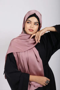 Premium Satin Plain Hijab Scarf Soft <b>Silk</b> Feel <b>Head</b> <b>Wrap</b> Shawl Custom Fabric OEM ODM Textile Manufacturer - Product Image 3