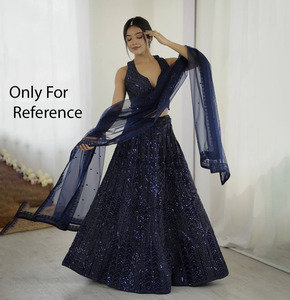 ชุดปักเลื่อมแบบดั้งเดิมบางยืดได้สำหรับงานแต่งงานงานปาร์ตี้ lehenga choli dupatta สำหรับฤดูหนาว - Product Image 1