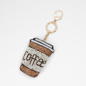 Porte-clés personnalisés en perles de verre faites à la main, style vintage, avec strass, lettres initiales alphabet, pour fête de Noël, couleur personnalisable, bracelet de poignet scintillant - Product Image 5
