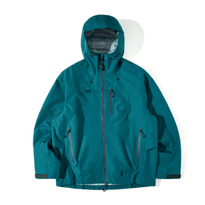 Veste de moto unisexe imperméable à capuche bleue en nylon enduit PU avec fermeture éclair, vêtement d'extérieur formel pour le printemps - Product Image 4