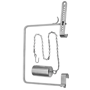 Ensemble de rétracteurs Charley en acier inoxydable chirurgical certifié CE, gris, Ali Surgical AS-2601, classe I, garantie 1 an par Dentavex - Product Image 2