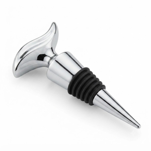 Bouchon de bouteille de vin nœud d'amour celtique réutilisable en alliage de zinc avec joint en silicone de qualité alimentaire, décoratif Trinité irlandaise - Product Image 6