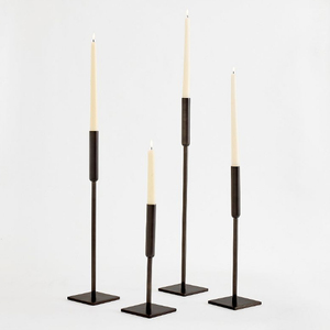 Portavelas de hierro negro mate en oferta para decoración navideña - Product Image 4