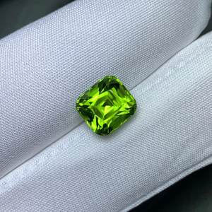 Natural Faceted Peridot Stone Vivid Green Gemstone Pakistan Origin Premium Quality Jewelry Making Stone - Product Image 2