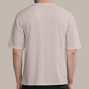 Camiseta de algodón 100% para hombre, de gramaje pesado |   Camisetas Oversize Personalizadas con Serigrafía Estilo Urbano |   2026 Calidad Premium Bajo MOQ - Product Image 3
