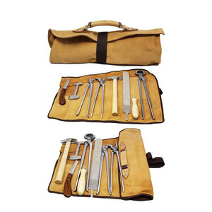 Professional <b>Horse</b> Farrier Tool <b>Kit</b> Complete Hoof Care <b>Grooming</b> Set with Shoe Puller Hoof Nipper Rasp Trimmer Durable Equine - Product Image 5