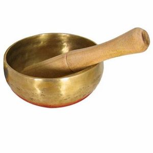 Bol chantant tibétain en laiton fait main pour la méditation, la guérison et la thérapie sonore - Vente en gros - Product Image 2