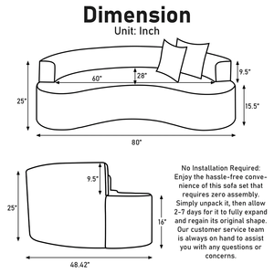COMPRESSION <b>SOFA</b> Living Room Scandinavian Compressed in box Easy assembly Sectional <b>Sofa</b> OEM brand name High Density Sponge - Product Image 3