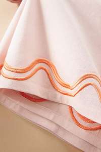 Serviettes brodées à la main en toile de coton bio 100% style européen, écologiques, en tissu brodé, en promotion - Product Image 4