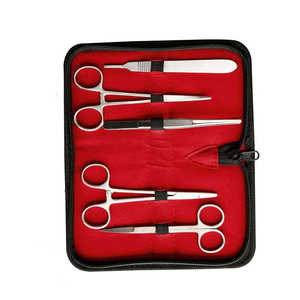 Kit Quirúrgico al Mejor Precio, Juego de Instrumentos Manuales de Titanio, Pinzas, Tijeras, Instrumentos para Práctica de Cirugía, Instrumentos Surgiright con Certificación CE - Product Image 4