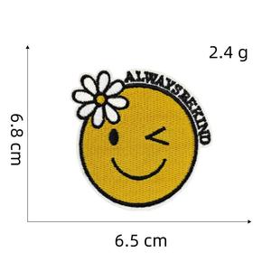 Wholesale Factory Custom Embroidery Patches Iron On Pizza Food Badge 3D Embroidered Fabric Patch for Hats Bags <b>Jackets</b> OEM ODM - Product Image 2