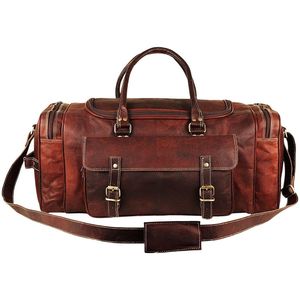 Bolsa de lona de cuero impermeable de estilo nuevo, color único, para deportes al aire libre, mochila de viaje, a la venta. - Product Image 3