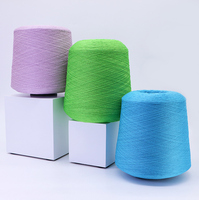 Fil de Soie Glacée 28S/1 Mélange Polyester Viscose Doux et Respirant pour Vêtements d'Été Vente en Gros Direct Usine Échantillons Gratuits