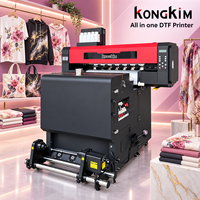 Imprimante numérique Kongkim DTF (Direct to Film) pour l'impression sur tissu, toile, vêtements de sport, casquettes, chaussures, sacs