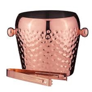 Modern Stainless Steel Ice Bucket Round Minimalist Design Rust Resistant Party Beverage <b>Cooler</b> with Tongs Home Party Ice Bucket - Product Image 6