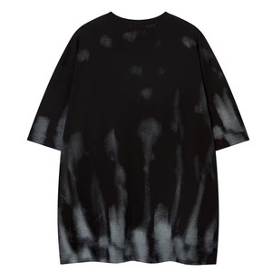 T-shirt en coton ciré 300 GSM 100 % coton pour homme, coupe ample, style vintage tendance, avec logo personnalisé et impression sérigraphiée - Product Image 3