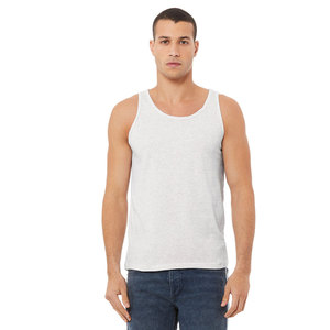 BELLA+CANVAS ®   Camiseta sin mangas unisex 100% algodón peinado y hilado en anillo Airlume, camiseta sin mangas con cuello redondo para hombre - Product Image 5