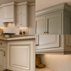 Moulure décorative torsadée en bois massif pour armoires de cuisine, meubles et moulures de couronne - Product Image 4