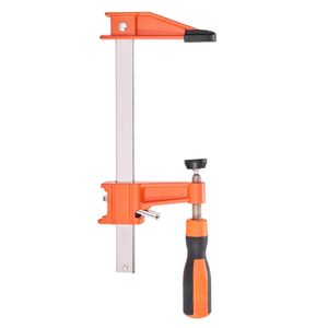 Set di 2 Morsetti a Barra per Falegnameria, Morsetto a F Bloccabile con Limite di Carico di 600 Libbre, Misure da 6 e 12 Pollici con Profondità di 2,5 Pollici - Product Image 1