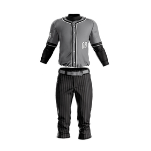 Tissu en maille polyester respirant, personnalisez votre propre design, uniforme de baseball pour hommes, maillot de baseball personnalisé, vente en gros - Product Image 1