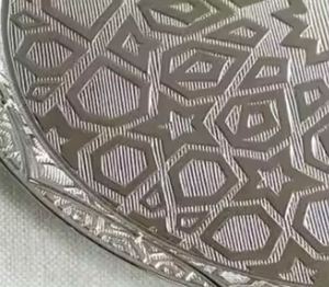 Plato de Presentación para Bodas de la Más Alta Calidad, Plato de Metal Premium para Mesa de Comedor, Plato de Presentación para Bodas de la Mejor Calidad - Product Image 2