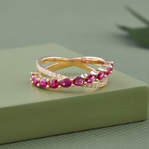 IGI Certified Round Cut Bridal Diamond <b>Rings</b> Set Fine Jewelry Lab Created Diamond <b>Rings</b> from <b>Indian</b> Supplier & Manufacture - Product Image 1
