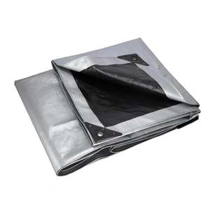 Heavyweight Customised PE Tarpaulin <b>Waterproof</b> Woven Polyethylene Construction and Transportation Cover <b>Sheet</b> - Product Image 2