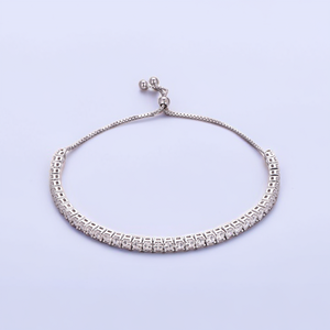 Pulsera clásica de media esfera con moissanita y diamantes, de plata 925, para vestir, tipo piercing - Product Image 6