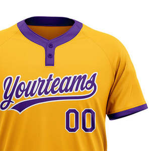 Maillot de baseball, dernier design, personnalisé, manches courtes, unisexe, respirant, logo personnalisé, doux, confortable, chemises de sport - Product Image 5