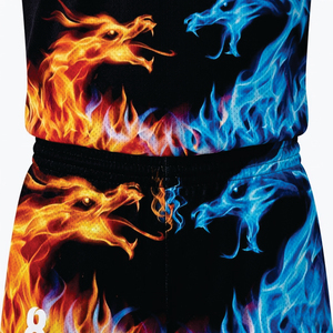 Nouveaux ensembles d'uniformes de basketball par sublimation, tenues de sport, maillot et short de basketball pour l'entraînement, service OEM - Product Image 5