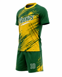 High Quality Custom Made Short Sleeve Soccer Uniform <b>Shirt</b> Set Name Printing OEM Service Breathable Custom Logo Team Training - Product Image 4