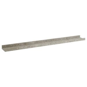 Mensole a muro 4 pezzi grigio cemento 31.5 Design Urban Chic "x 3.5" x 1.2" - Product Image 4
