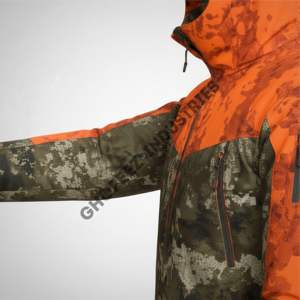 Veste de chasse isolante pour temps froid, 100% polyester, tissu silencieux, camouflage, avec plusieurs poches pour le froid extrême - Product Image 3