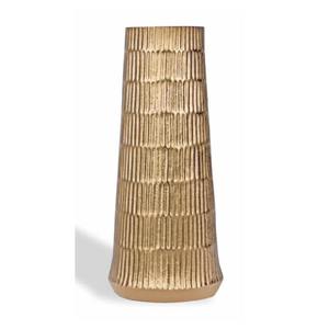 Aluminum Cut Out Flower <b>Vase</b> in <b>Gold</b> Finish for Home Decorative Living Room Bedroom Office Desk Study Tabletop Use Flower <b>Vase</b> - Product Image 6