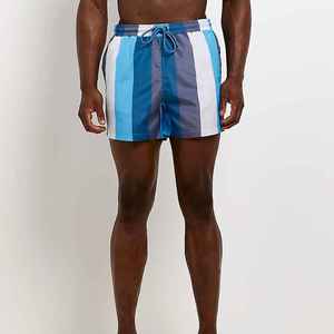 Shorts de bain décontractés pour hommes, personnalisés, en gros, pour l'été, tricotés, séchage rapide, respirants, en polyester écologique, vêtements de fitness, OEM - Product Image 4