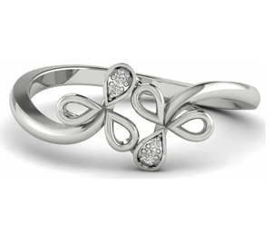 <b>Indian</b> Supply Standard Quality Minimalist Silver Gold Diamond <b>Ring</b> for Engagement Party Wedding 14K 9K Gold <b>Rings</b> - Product Image 5