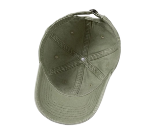 Wholesale Custom Washed Caps 3D Embroidered Logo Distressed Cotton Fabric Brass <b>Slider</b> Buckle Vintage Dad Hat High Quality - Product Image 1