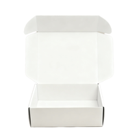 Boîte d'emballage pliable en carton ondulé avec logo imprimé personnalisé, gaufrage et revêtement UV pour diffuseurs, parfums, vêtements, chaussures et bijoux
