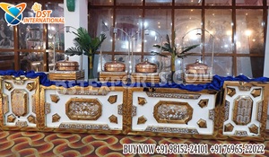 Splendid Wedding Food Counter for USA Indoor Events Wholesale Foldable Stainless Steel Cafe Stall High-<b>End</b> Juice <b>Bars</b> Australia - Product Image 5