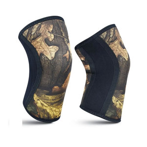 2026 New Product 7mm Weightlifting Knee Sleeve Low MOQ Knee Support Squat For Power lifting Men's And Women's Best Elastic Knee - Product Image 1