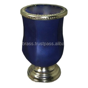 Bougeoir de luxe en verre et métal - Product Image 1