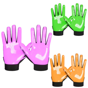 Custom Design Grip Football Receiver <b>Gloves</b> Adult Kids Outdoor American Football <b>Gloves</b> Supplier - Product Image 2