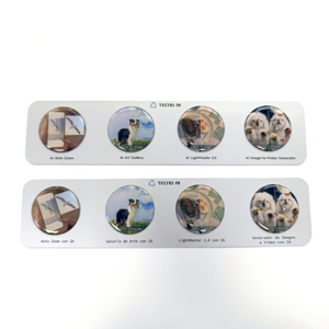 การ์ดแสดงผลแบบอินเทอร์แอคทีฟ PVC NFC RFID T5577 พร้อมโดมอีพ็อกซี่ แท็กโปรโมชั่นโฆษณาอัจฉริยะสำหรับร้านค้าปลีก - Product Image 2